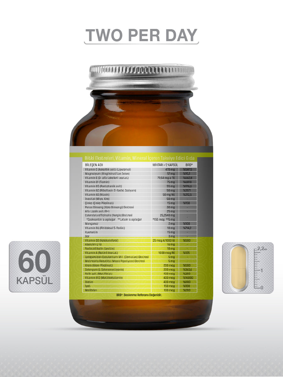 GOODDAY 2PD (TWO PER DAY) MULTİ VİTAMİN & MULTİ MİNERAL