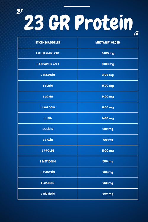 GOODDAY PROTEİN MİX+ AMİNO ASİT 500GR SPORCU BESİNİ