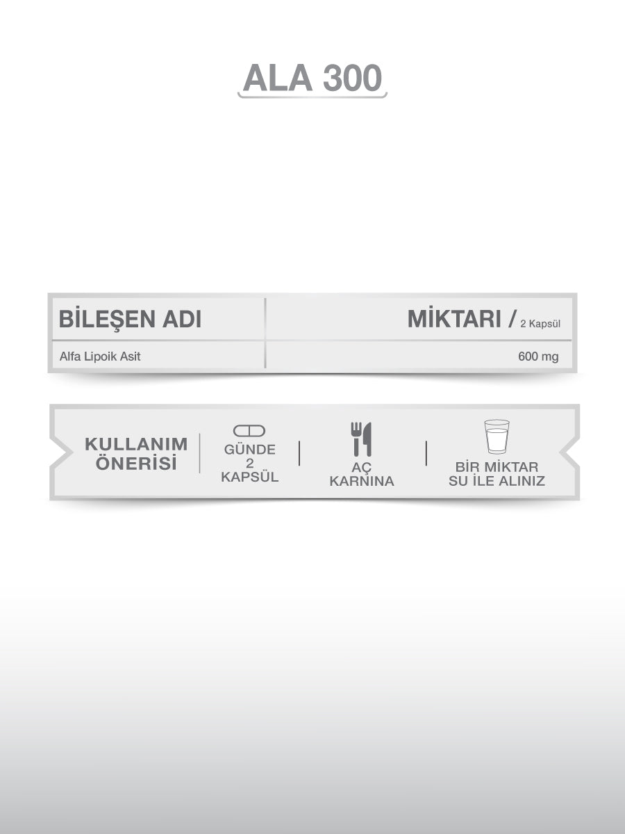 GOODDAY ALFA LİPOİK ASİT (ALA 300)  60 KAPSÜL