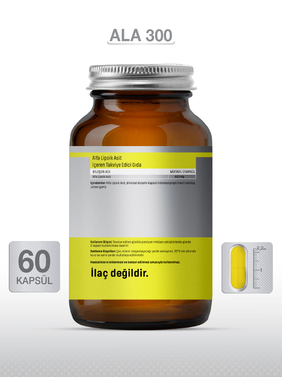 GOODDAY ALFA LİPOİK ASİT (ALA 300)  60 KAPSÜL