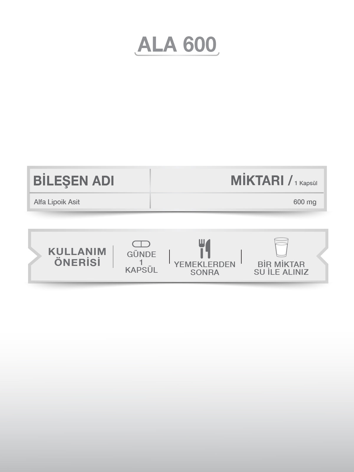 GOODDAY ALFA LİPOİK ASİT (ALA600)  60 KAPSÜL
