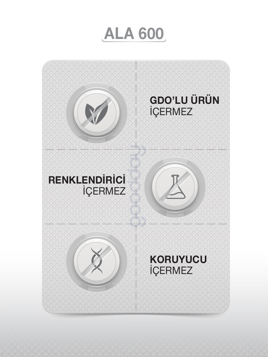 GOODDAY ALFA LİPOİK ASİT (ALA 600)  60 KAPSÜL