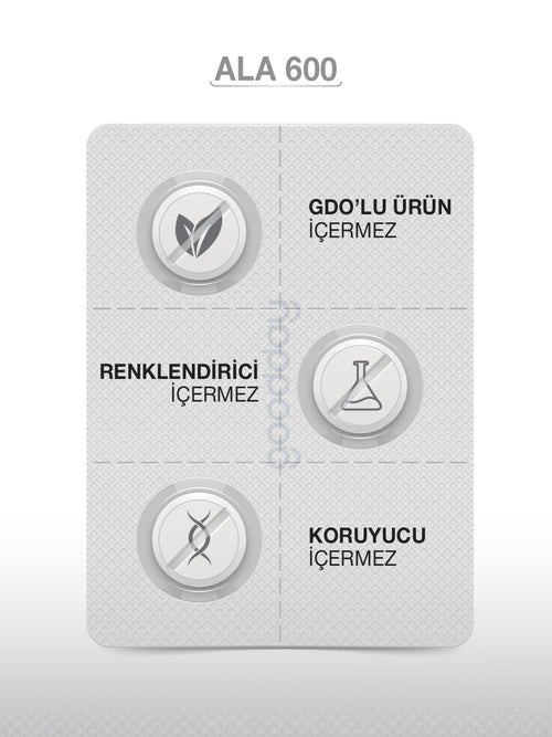 GOODDAY ALFA LİPOİK ASİT (ALA600)  60 KAPSÜL