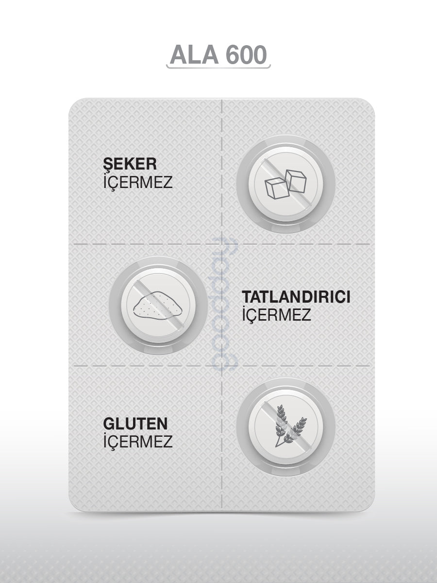 GOODDAY ALFA LİPOİK ASİT (ALA600)  60 KAPSÜL