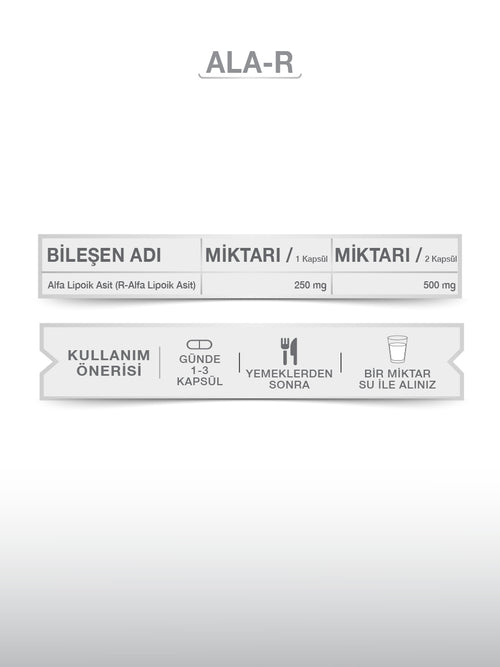 GOODDAY Na-R-ALFA LİPOİK ASİT 30 KAPSÜL