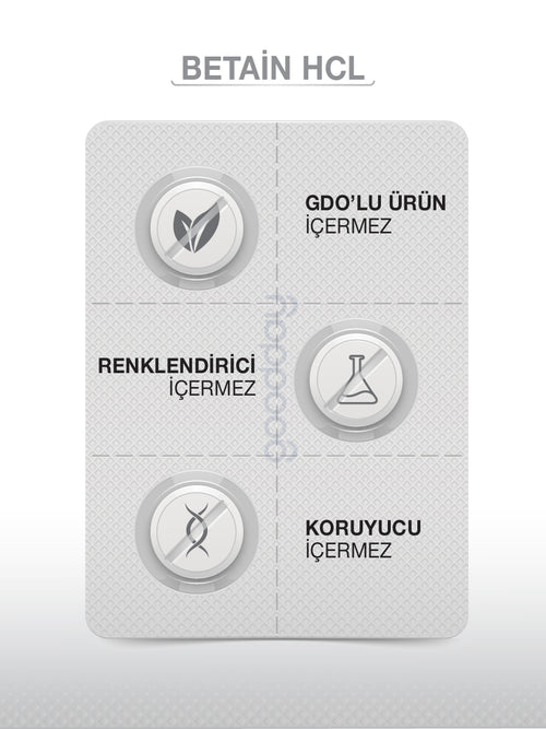GOODDAY BETAİN HCL+ PEPSİN 60 KAPSÜL