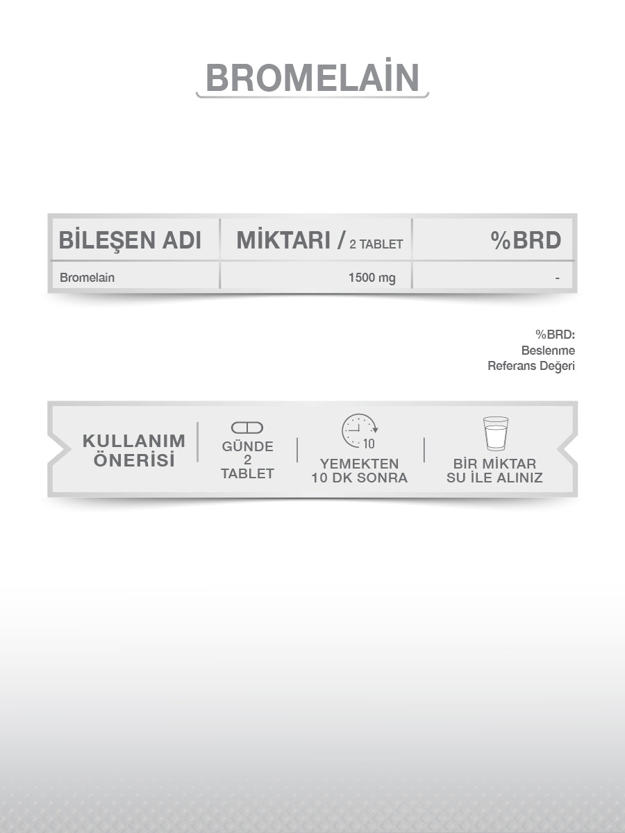 BROMELAİN 30 TABLET