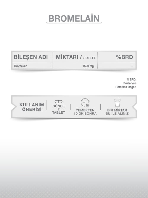 BROMELAİN 30 TABLET