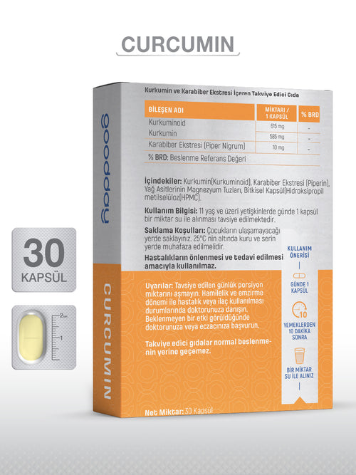 CURCUMİN 30 KAPSÜL