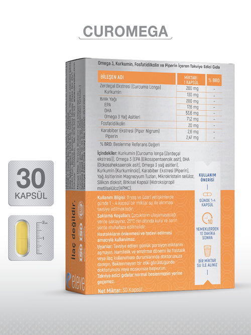 CUROMEGA 30 KAPSÜL