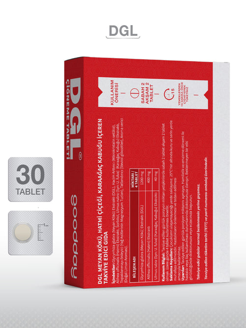 GOODDAY DGL 30 TABLET (ÇİĞNEME TABLET)