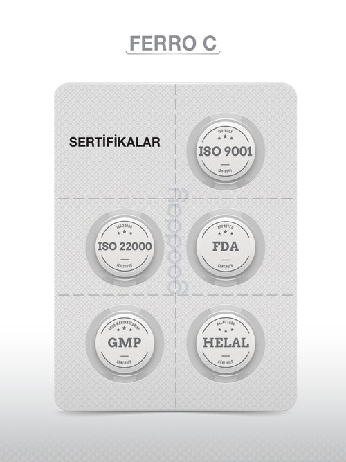 GOODDAY FERRO' C 60 KAPSÜL TAKVİYE EDİCİ GIDA