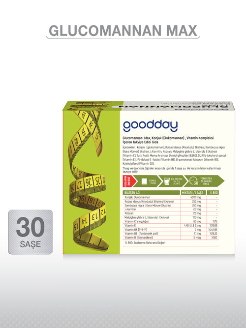 GLUCOMANNAN MAX 30 SAŞE