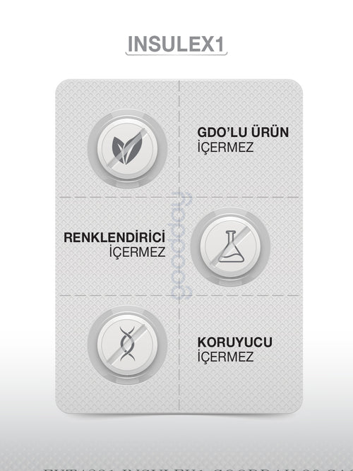 GOODDAY İNSULEX 1 30 SAŞE TAKVİYE EDİCİ GIDA