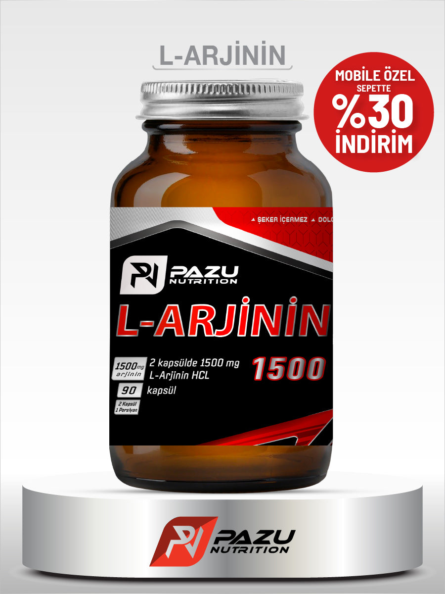 PAZU  L-ARJİNİN 1500 mg 90 KAPSÜL