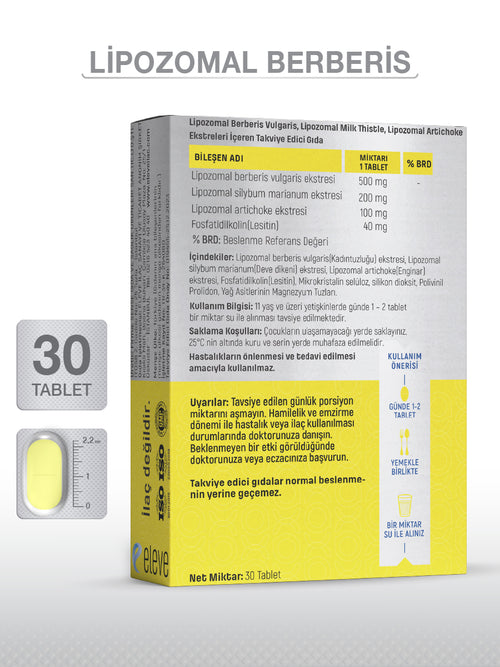 LİPOZOMAL  BERBERİS 30 TABLET