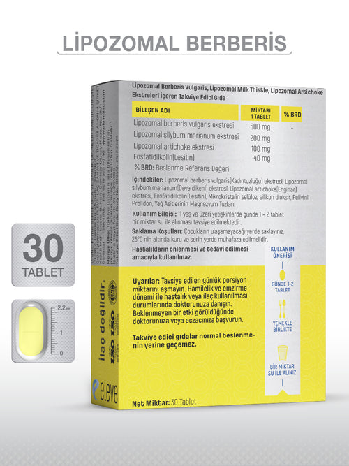 LİPOZOMAL  BERBERİS 30 TABLET