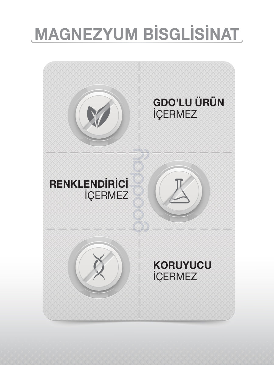 GOODDAY MAGNESIUM PLUS G (Mg. BİSGLİSİNAT) & P5P 30 SAŞE