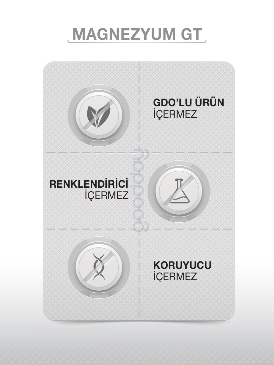 MAGNESIUM PLUS GT (Mg BİSGLİSİNAT - L-TREONAT) & P5P 30 TABLET