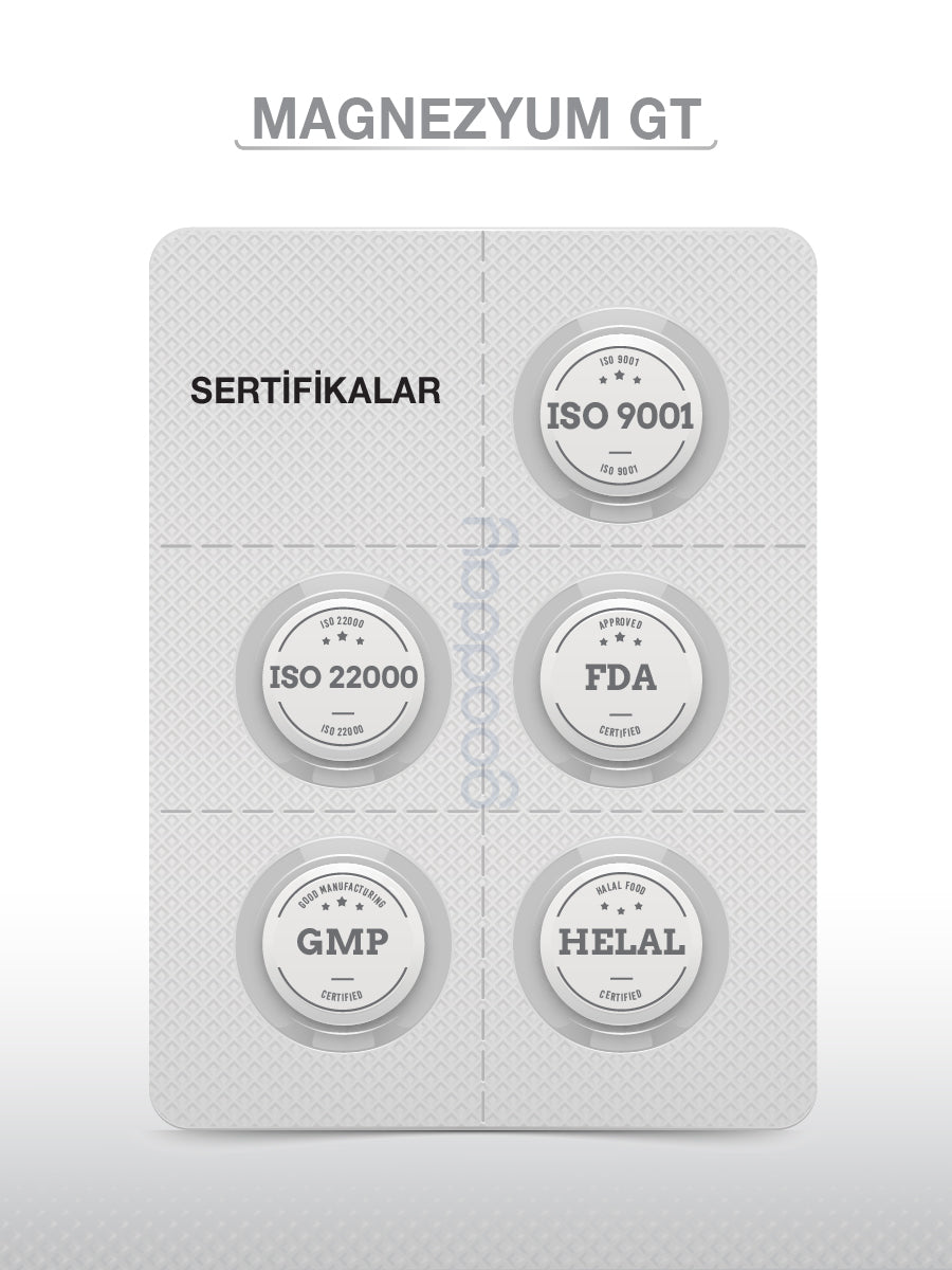 MAGNESIUM PLUS GT (Mg BİSGLİSİNAT - L-TREONAT) & P5P 30 TABLET