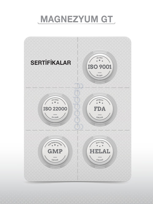 MAGNESIUM PLUS GT (Mg BİSGLİSİNAT - L-TREONAT) & P5P 30 TABLET