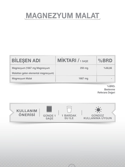 GOODDAY MAGNESIUM PLUS M (Mg.  MALAT) 30 SAŞE