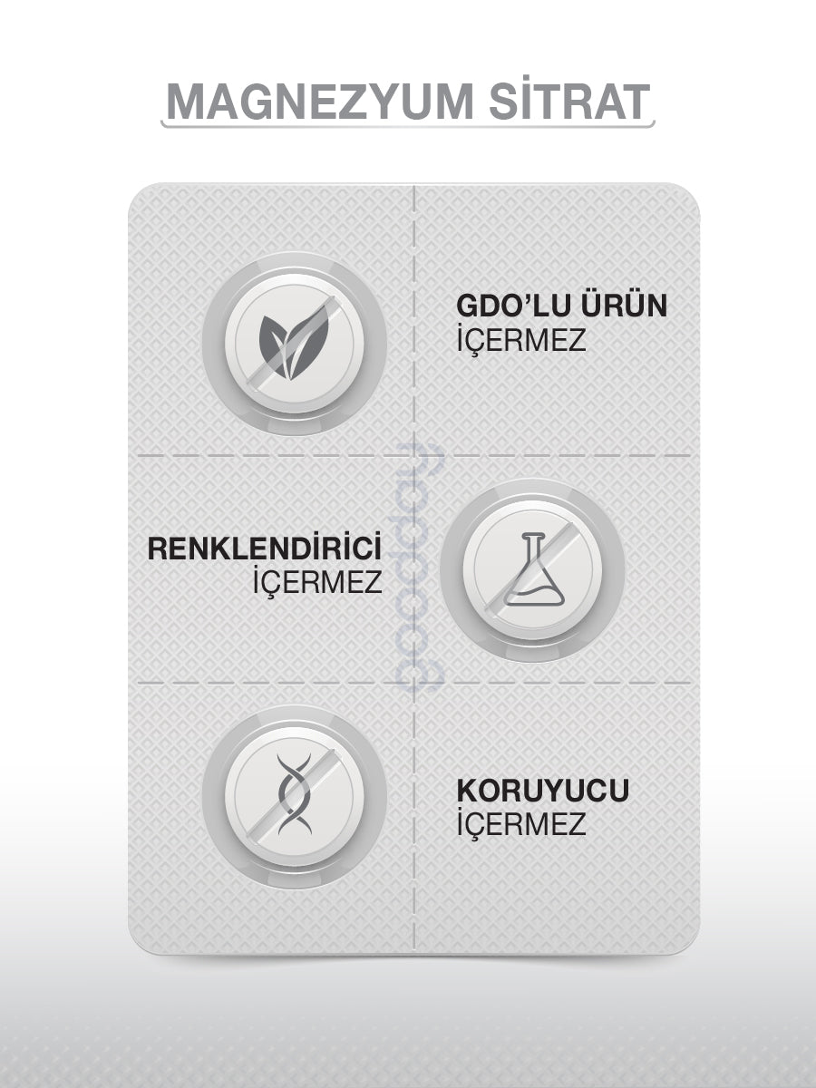 GOODDAY MAGNESIUM PLUS S (Mg. SİTRAT) & P5P 30 Saşe