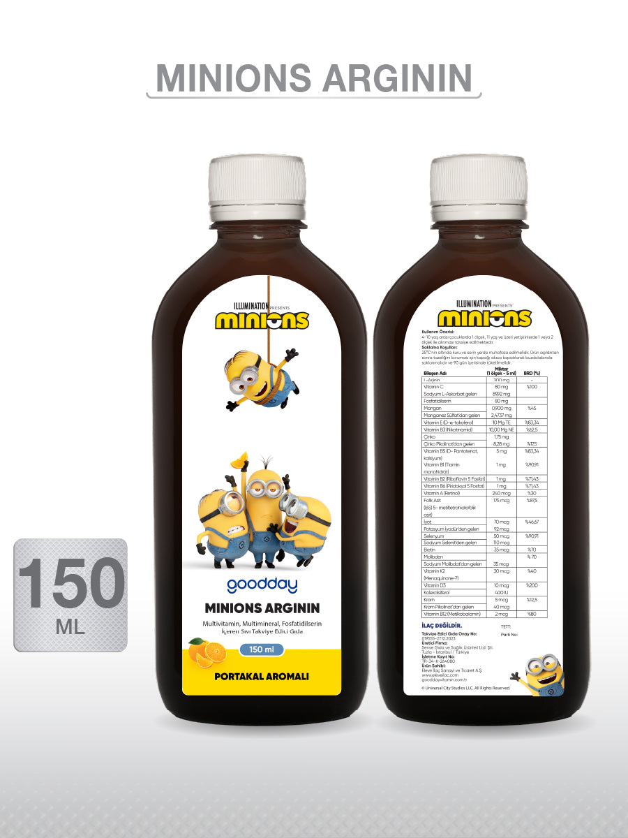 MİNİONS ARJİNİN 150 ML