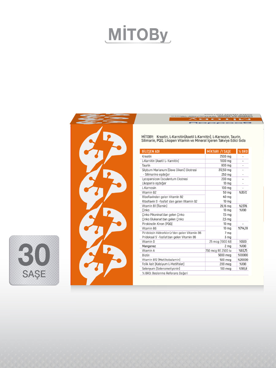 GOODDAY MİTOBY MULTİVİTAMİN & MİNERAL 30 SAŞE