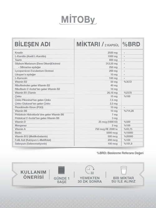 GOODDAY MİTOBY MULTİ VİTAMİN & MİNERAL 30 SAŞE