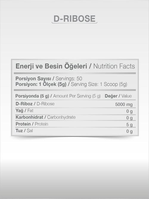 PAZU D-RİBOZ 250 GR SPORCU BESİNİ