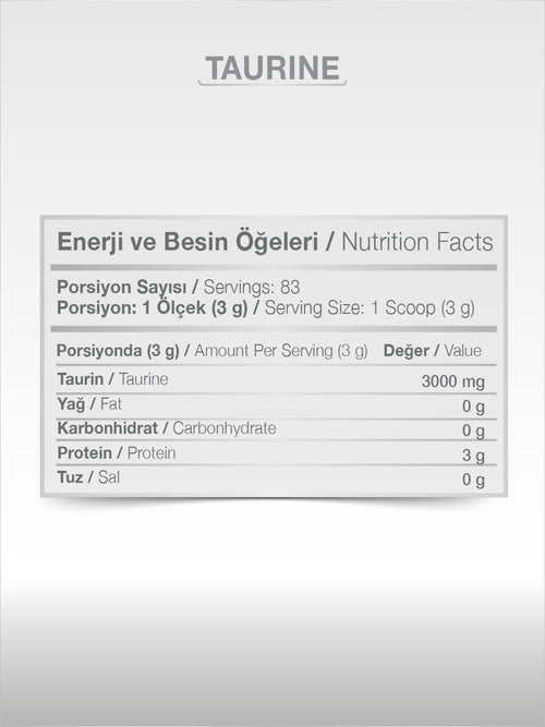 PAZU  TAURIN 250 GR SPORCU BESİNİ