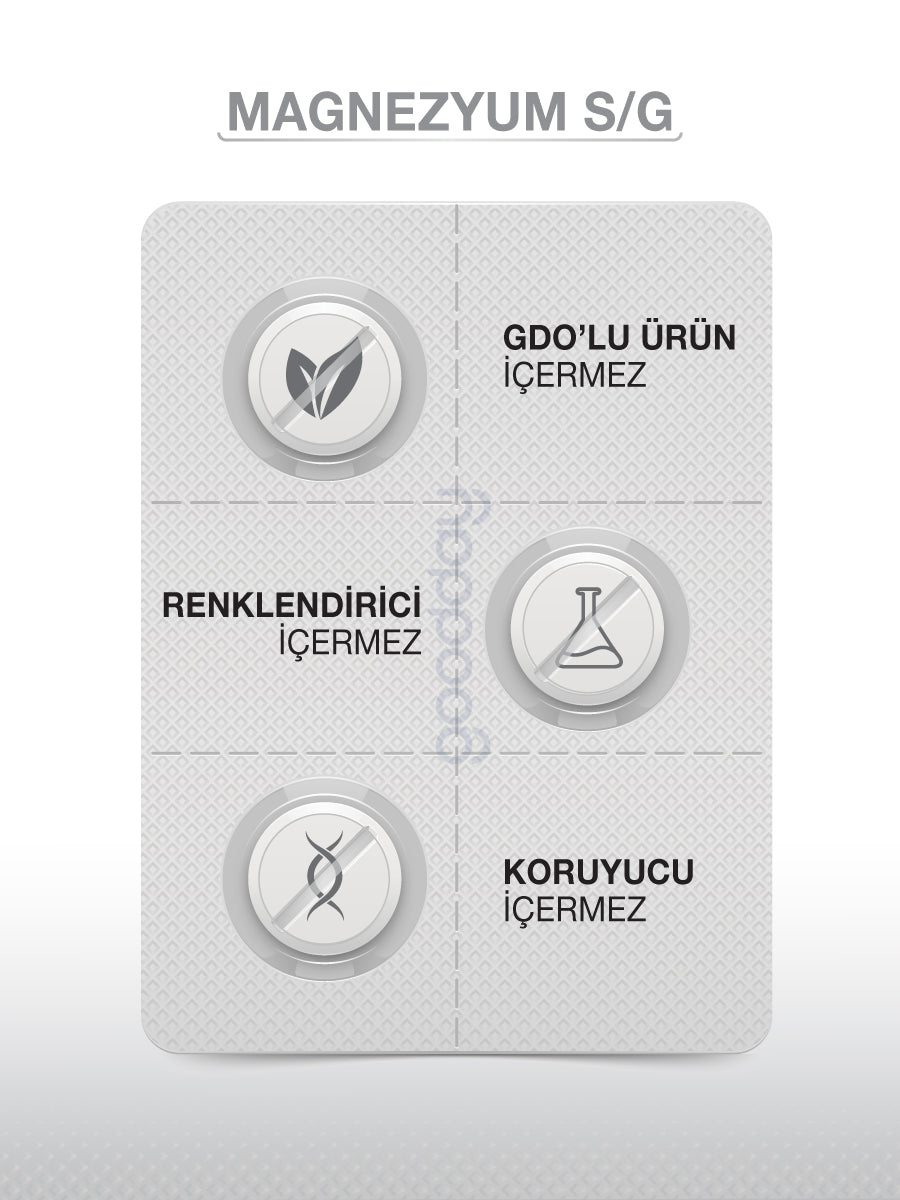 GOODDAY MAGNESIUM PLUS S/G (BİSGLİSİNAT SİTRAT & P5P)60 KAPSÜL