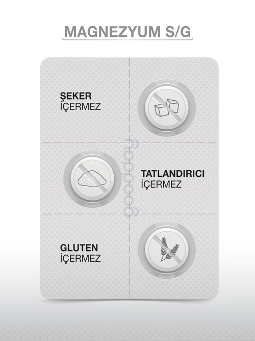 GOODDAY MAGNESIUM PLUS S/G (BİSGLİSİNAT SİTRAT & P5P)60 KAPSÜL
