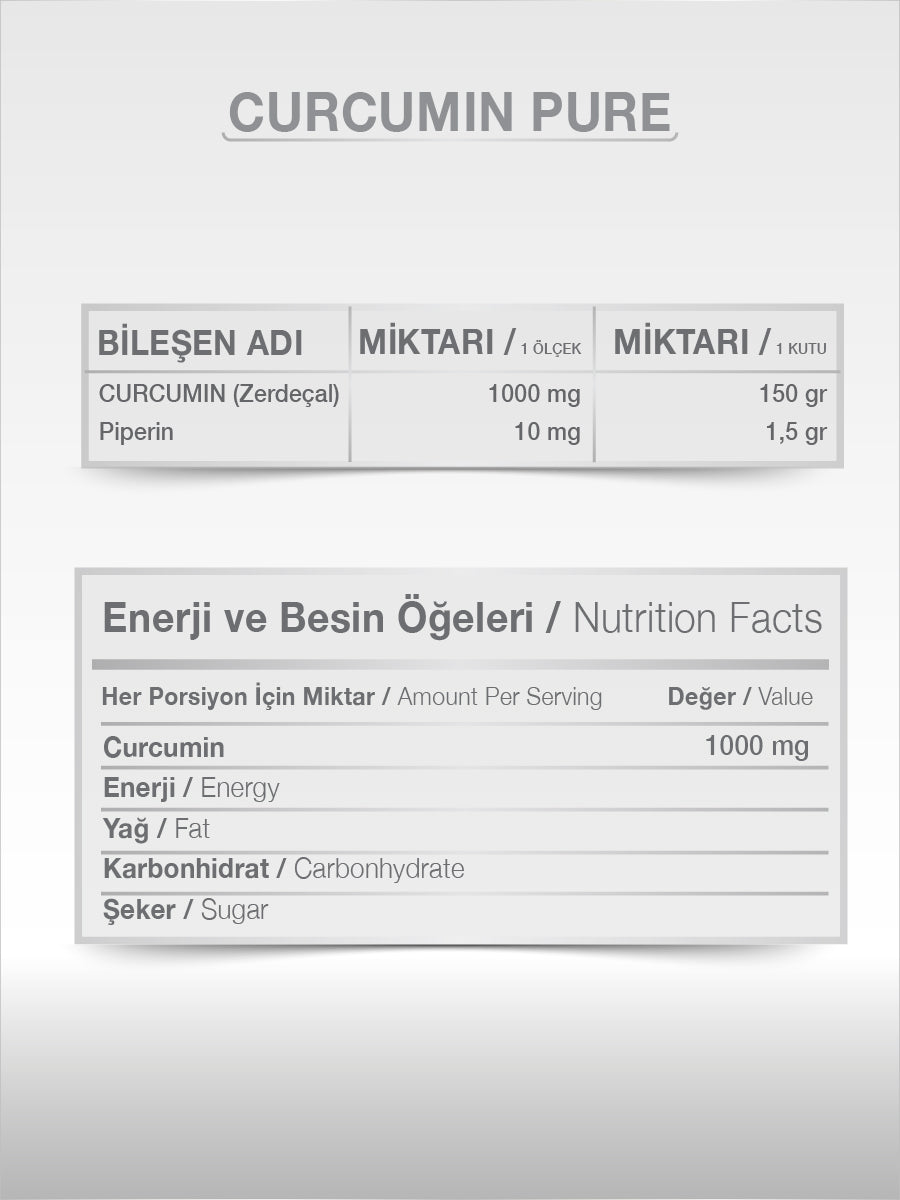 GOODDAY CURCUMİN POWDER 150 GR TAKVİYE EDİCİ GIDA