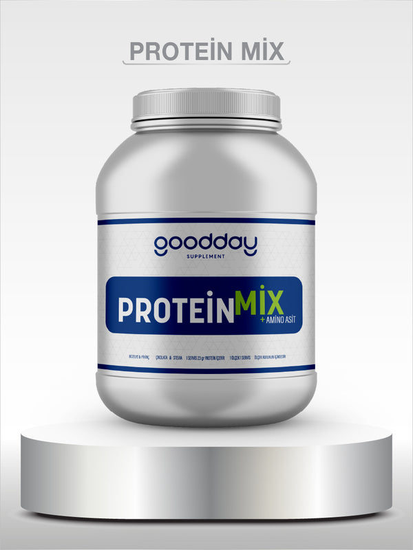 GOODDAY PROTEİN MİX+ AMİNO ASİT 500GR SPORCU BESİNİ