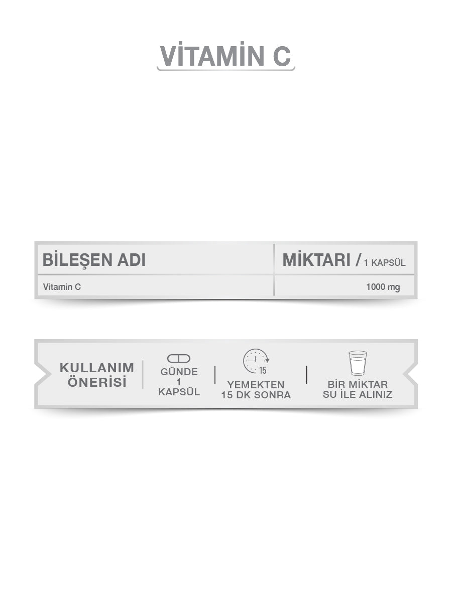 GOODDAY VİTAMİN C 1000 MG 60 KAPSÜL