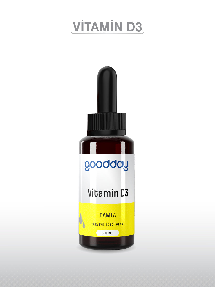 GOODDAY VİTAMİN D3 DAMLA 20 ML 1000IU