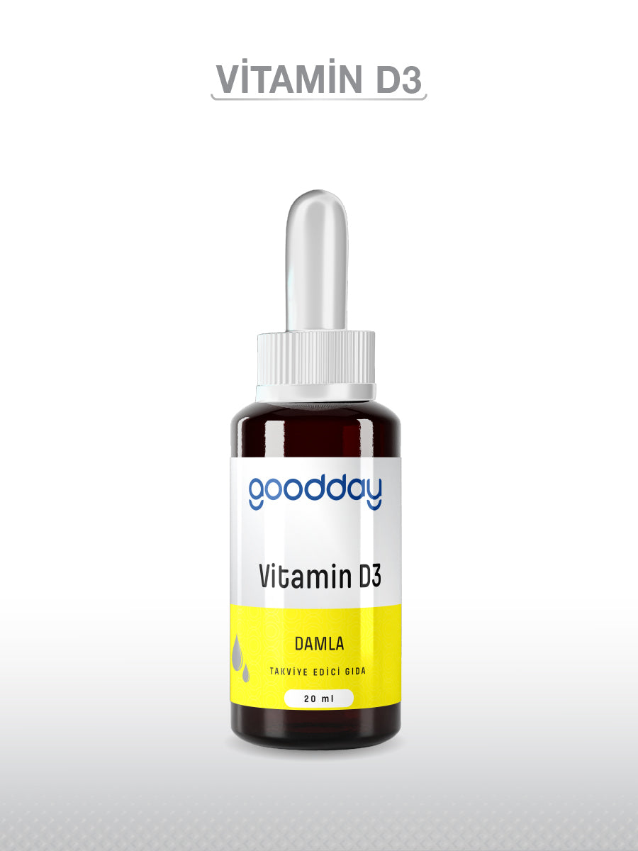 GOODDAY VİTAMİN D3 DAMLA 20 ML 1000 IU