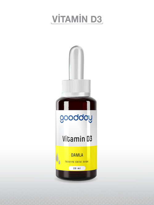 GOODDAY VİTAMİN D3 DAMLA 20 ML 1000 IU