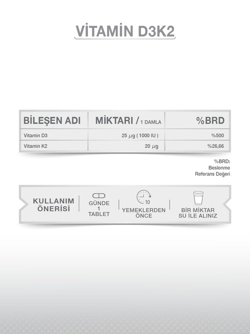 GOODDAY VİTAMİN D3K2 20 ML