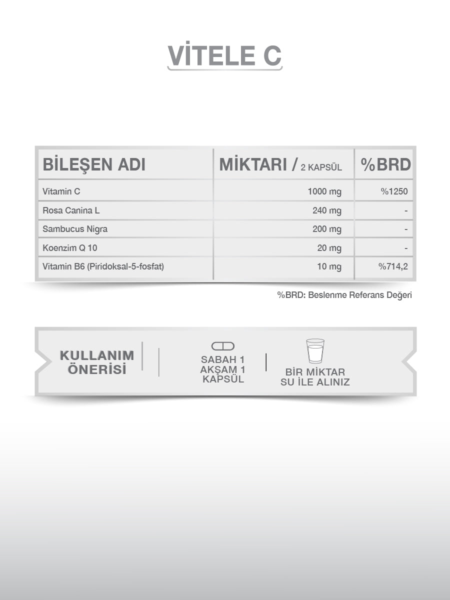 GOODDAY VITELEC VİTAMİN  60 KAPSÜL